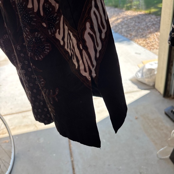 African print style polo button-up - Picture 4 of 5